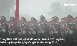 Quân nhân tham gia khối đứng A80: Kiến cắn không được gãi, con gái đi qua không được nhìn