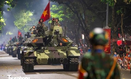 Khí thế ngút trời trong buổi Sơ duyệt diễu binh, diễu hành A80