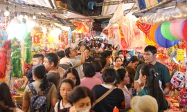 ‘Thiên đường lồng đèn’ ở TPHCM đông nghịt người 'check-in'