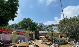 Nhiều trường mầm non ở Thái Nguyên tan hoang, bùn đất phủ kín sau bão lũ