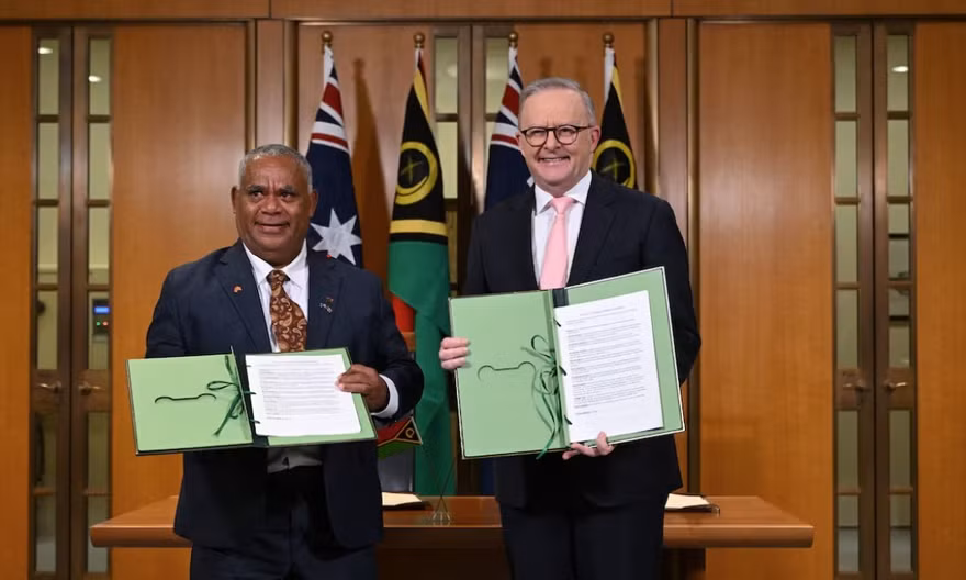 Úc ký thỏa thuận với Vanuatu, ngăn Trung Quốc lập căn cứ quân sự