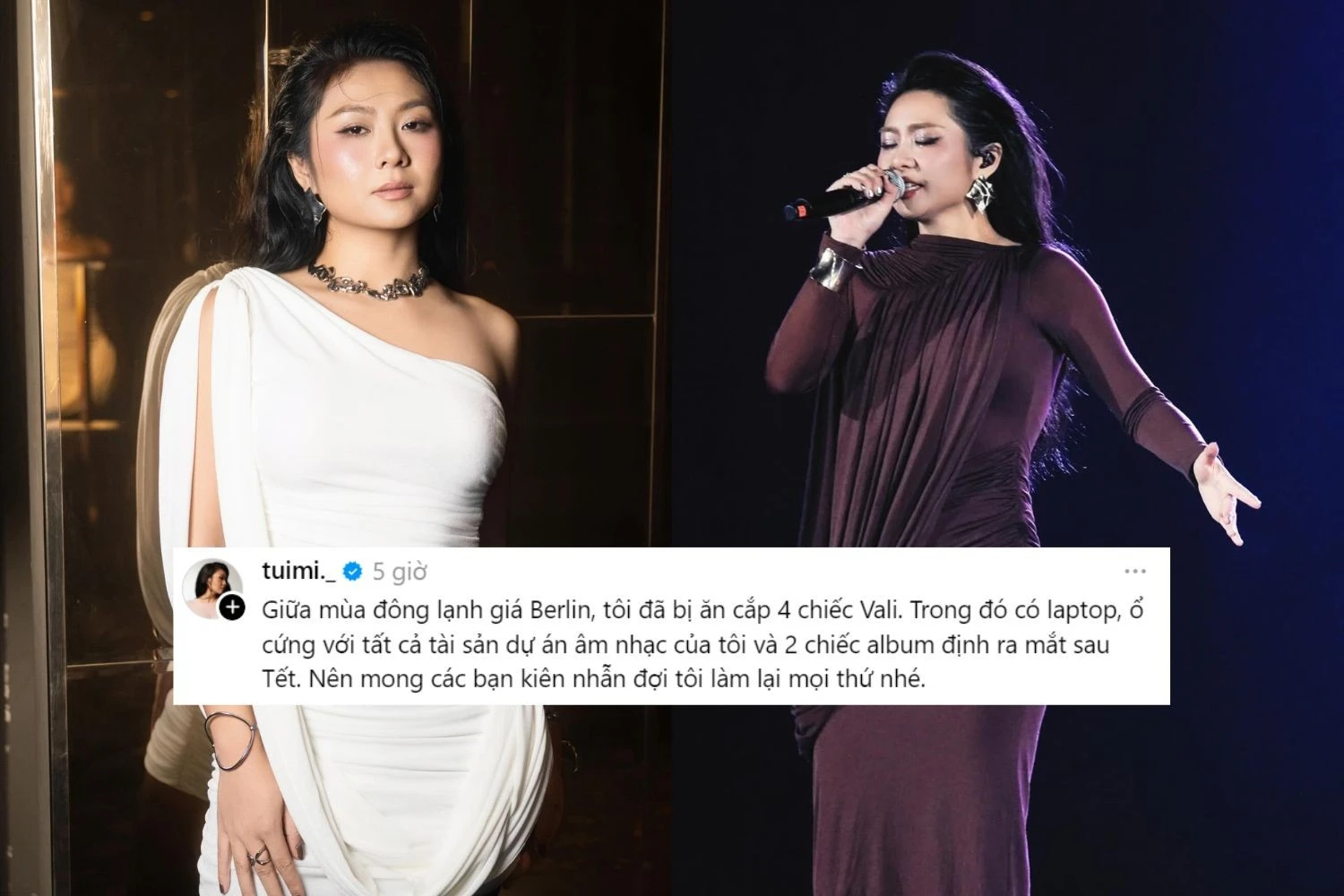 Tuimi bị mất trộm vali chứa 'gia tài âm nhạc' tại Berlin, vẫn lạc quan hứa làm lại
