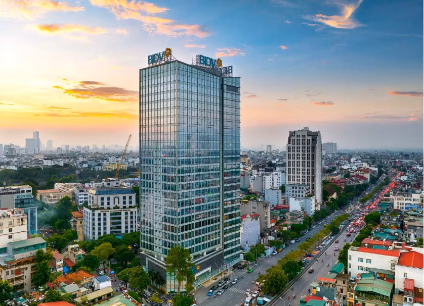 Trụ sở chính BIDV tại Hà Nội.