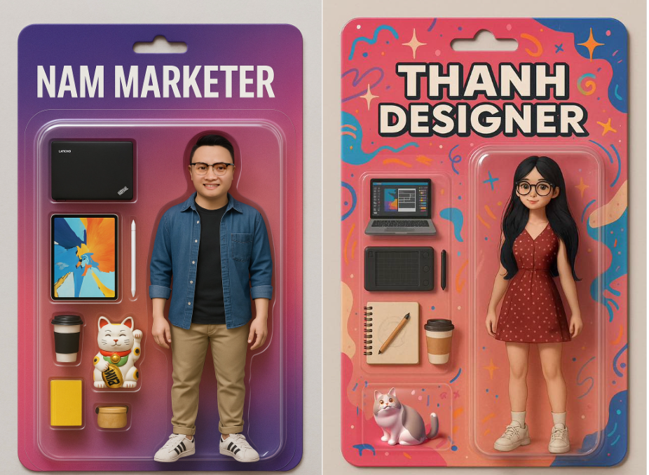 Trào lưu &quot;đóng vỉ&quot; chân dung trên ChatGPT.