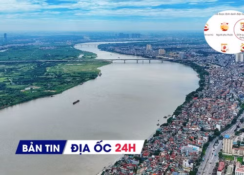 Địa ốc 24H: Hà Nội gia hạn thủ tục 6 dự án lớn; sổ đỏ đã hiển thị trên VNeID 