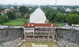 Cận cảnh vị trí chuẩn bị xây trạm bơm tiêu úng hơn 4.200 tỷ đồng lớn nhất Hà Nội