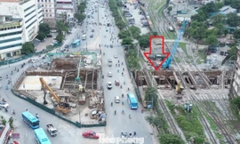 Cận cảnh các 'nút thắt' làm lỡ hẹn thông xe hầm chui Giải Phóng - Kim Đồng