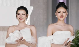 Gần 100 hoa hậu, siêu mẫu trình diễn bên bờ biển Vũng Tàu