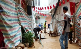 Vụ bùn lỏng dự án metro trào lên phố Hà Nội: Nhà thầu xin lỗi người dân