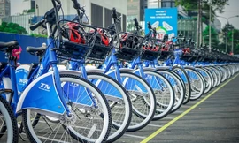 Hà Nội lần đầu tiên triển khai dịch vụ cho thuê xe đạp điện