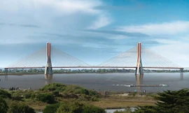 Hình ảnh cầu Ngọc Hồi, Vân Phúc qua sông Hồng sẽ khởi công dịp 19/8