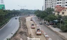 Thực trạng công trường đục thông Ngõ 15 nối đường Ngọc Hồi với cao tốc Pháp Vân - Cầu Giẽ