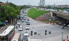 Điểm đen ùn tắc mới trên đường Lĩnh Nam - Vành đai 3