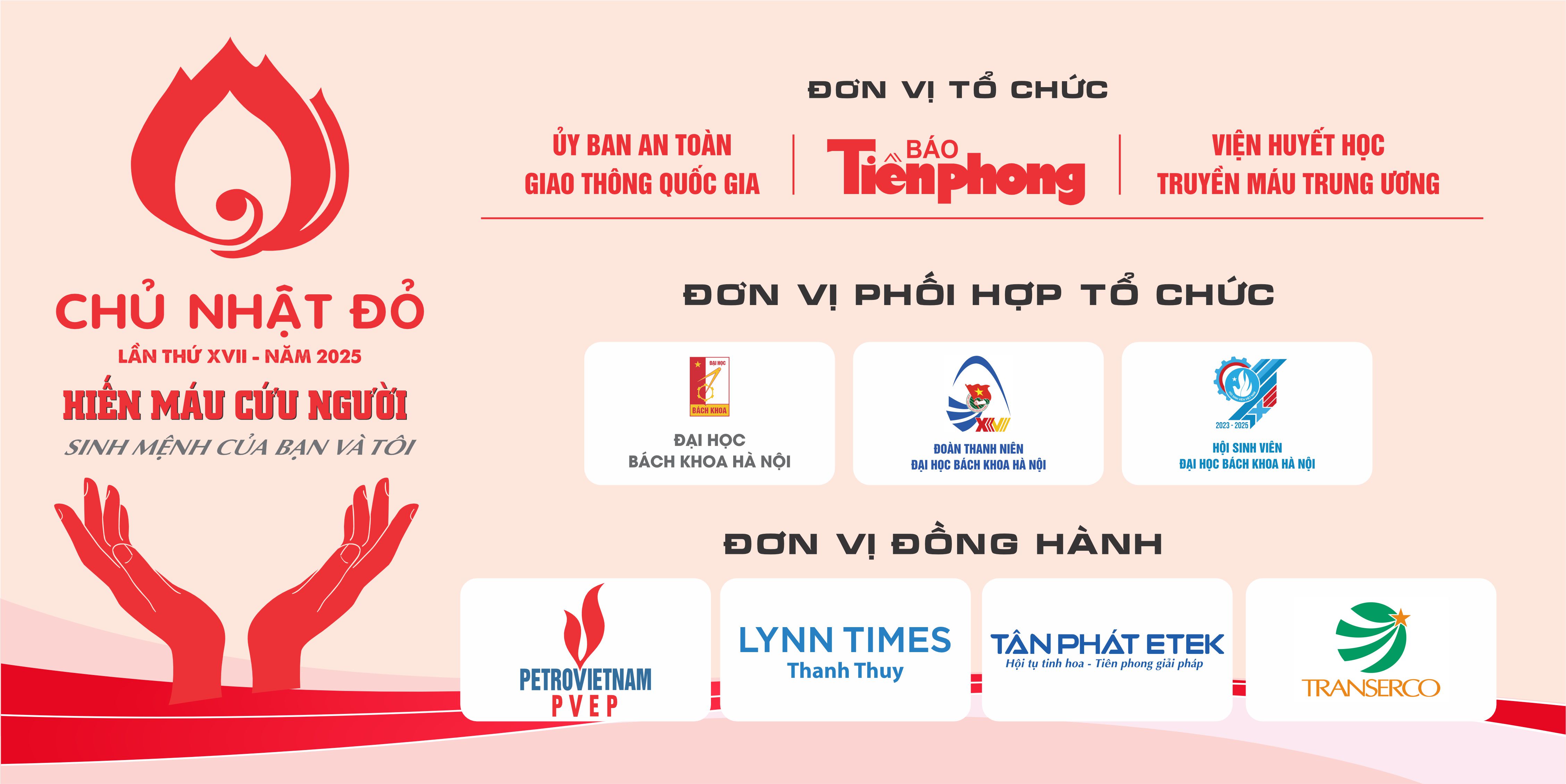 cụm logo chủ nhật đỏ 2025