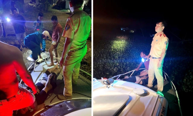 Cứu sống nam thanh niên nhảy cầu tối mùng 2 Tết