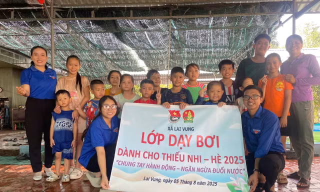  Dạy bơi miễn phí cho trẻ em Đồng Tháp