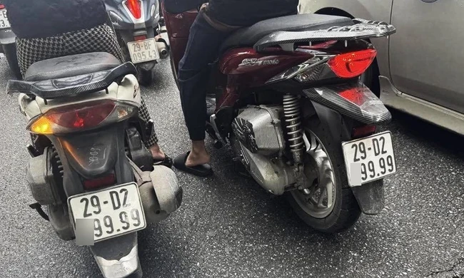 Xác minh 2 xe SH trùng biển số có tứ quý 9 ở Hà Nội
