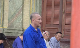 Ngô Triều Vân tại phiên tòa.