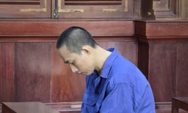 Bị cáo Bùi Ngọc Tuyến tại phiên tòa.