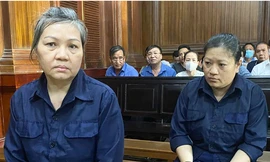Bị cáo Võ Thị Phượng tại phiên tòa.