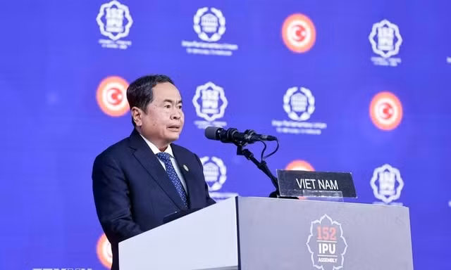 Chủ tịch Quốc hội Trần Thanh Mẫn có bài phát biểu quan trọng tại IPU-152
