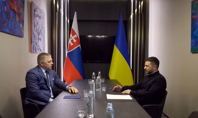 Tổng thống Ukraine gặp Thủ tướng Slovakia dù có nhiều bất đồng