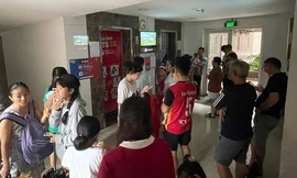 Cháy tầng 15 chung cư ở TPHCM