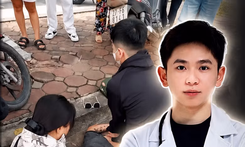 TP NOW: Khoảnh khắc nam sinh ép tim cứu người ngã bất tỉnh ở Hà Nội