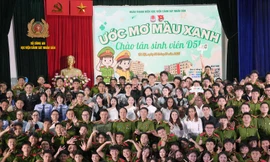 Tân sinh viên Học viện Cảnh sát rạng rỡ trong ‘Ước mơ màu xanh’