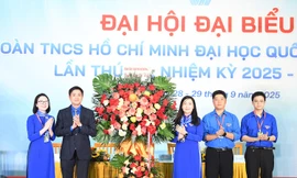 Chị Hứa Thanh Hoa tái cử Bí thư Đoàn Thanh niên ĐHQG Hà Nội
