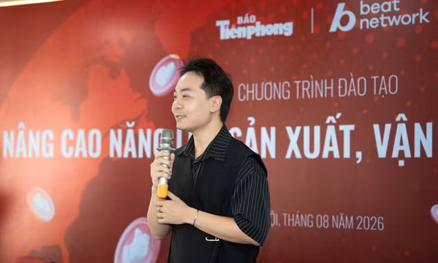 Báo Tiền Phong phối hợp BEAT Network tổ chức tập huấn phát triển nội dung số