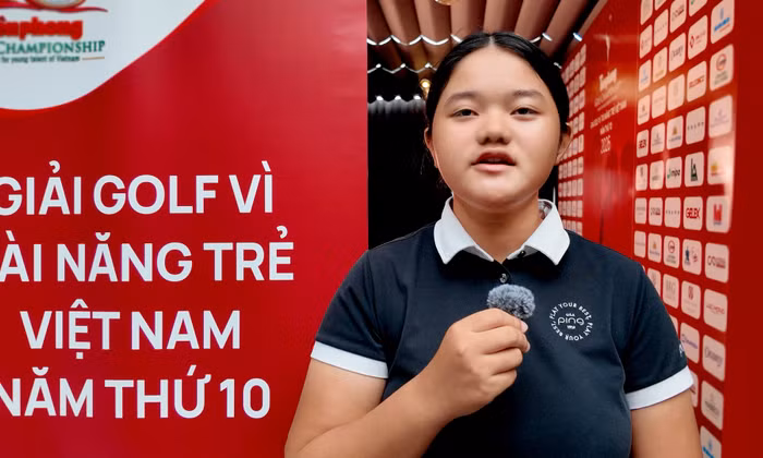 Nhà vô địch Tiền Phong Golf Championship 2024 Nguyễn Bảo Châu và hành trình cân bằng golf với năm học cuối cấp 