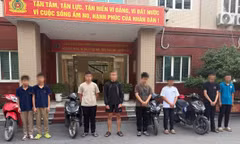 Bắt giữ nhóm 'quái xế' gây rối trật tự công cộng trước Sân vận động Mỹ Đình