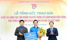 Tỉnh Đoàn Hà Tĩnh giảnh giải Nhất thi sáng tác truyền thông về giảm nghèo bền vững