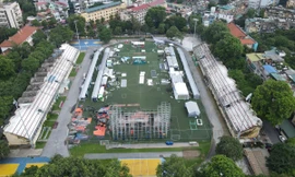 Nhìn từ trên cao địa điểm 'Sóng Festival: Một chạm - Vạn niềm tin'