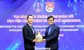 Bí thư thứ nhất Trung ương Đoàn tọa đàm cùng lãnh đạo Học viện Matsushita Nhật Bản
