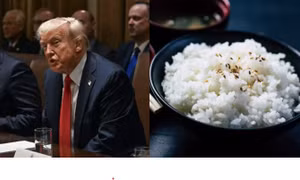 Thông điệp từ bát cơm trong bữa trưa của Tổng thống Mỹ Trump ở Tokyo