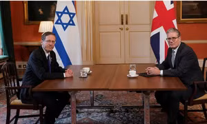 Thủ tướng Anh tỏ thái độ gay gắt trong cuộc gặp Tổng thống Israel