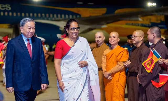 Tổng Bí thư, Chủ tịch nước Tô Lâm bắt đầu chuyến thăm cấp Nhà nước tới Sri Lanka