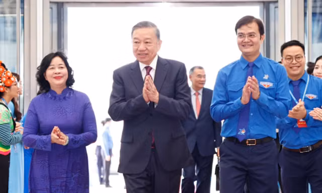 Tổng Bí thư, Chủ tịch nước Tô Lâm phát biểu chỉ đạo Đại hội Đoàn XIII