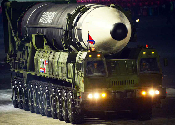 ICBM mới của Triều Tiên. Ảnh: KCNA