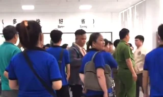 Công nhân biểu tình đòi trả lương