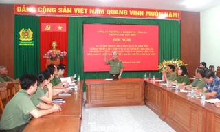 Huấn luyện lực lượng an ninh cơ sở phòng chống tội phạm