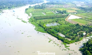 Nhìn từ trên cao khu vực sẽ có bến cảng, khu đô thị ven sông phía Bắc TPHCM