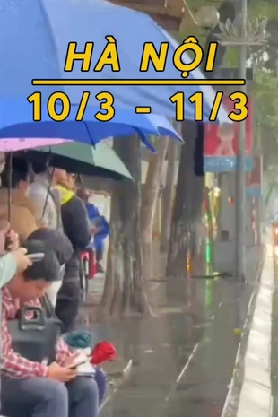 Hà Nội tiếp tục mưa, rét, nhiệt độ thấp nhất 15 độ C