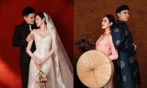 Hoa hậu Đỗ Thị Hà tung bộ ảnh cưới với phong cách truyền thống và hiện đại