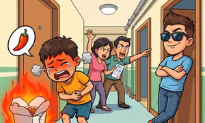 Bé trai ở Trung Quốc nhập viện vì trộm đồ siêu cay, bố mẹ đòi bồi thường và cái kết