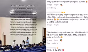 ĐH Sài Gòn tổ chức gặp mặt sinh viên bị ảnh hưởng bởi mưa lũ, đưa ra hướng hỗ trợ