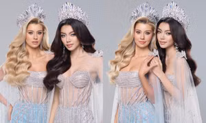 Miss Cosmo 2025 Yolina đọ sắc bên Miss Cosmo Myanmar 2026 trong bộ ảnh mới