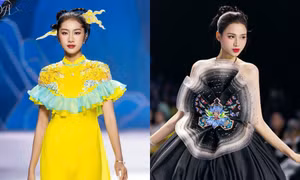 Hoa hậu Đỗ Thị Hà, Hà Trúc Linh khoe nhan sắc nổi bật trong show thời trang
